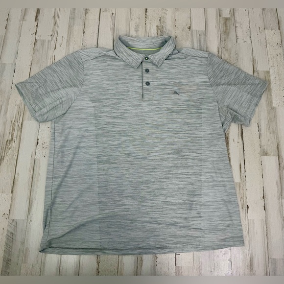 Tommy Bahama Other - Tommy Bahama IslandZone Polo Shirt Short Sleeve Golf Performance Gray Men XL